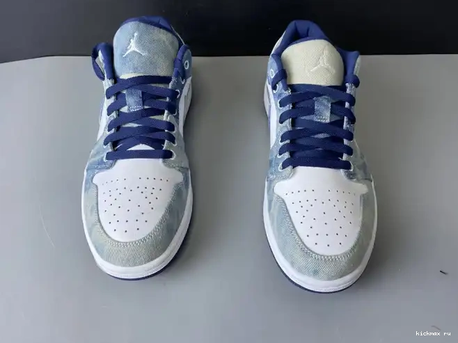 Rep Low 1 Jordan Denim Washed CZ8455-100 Air 0610